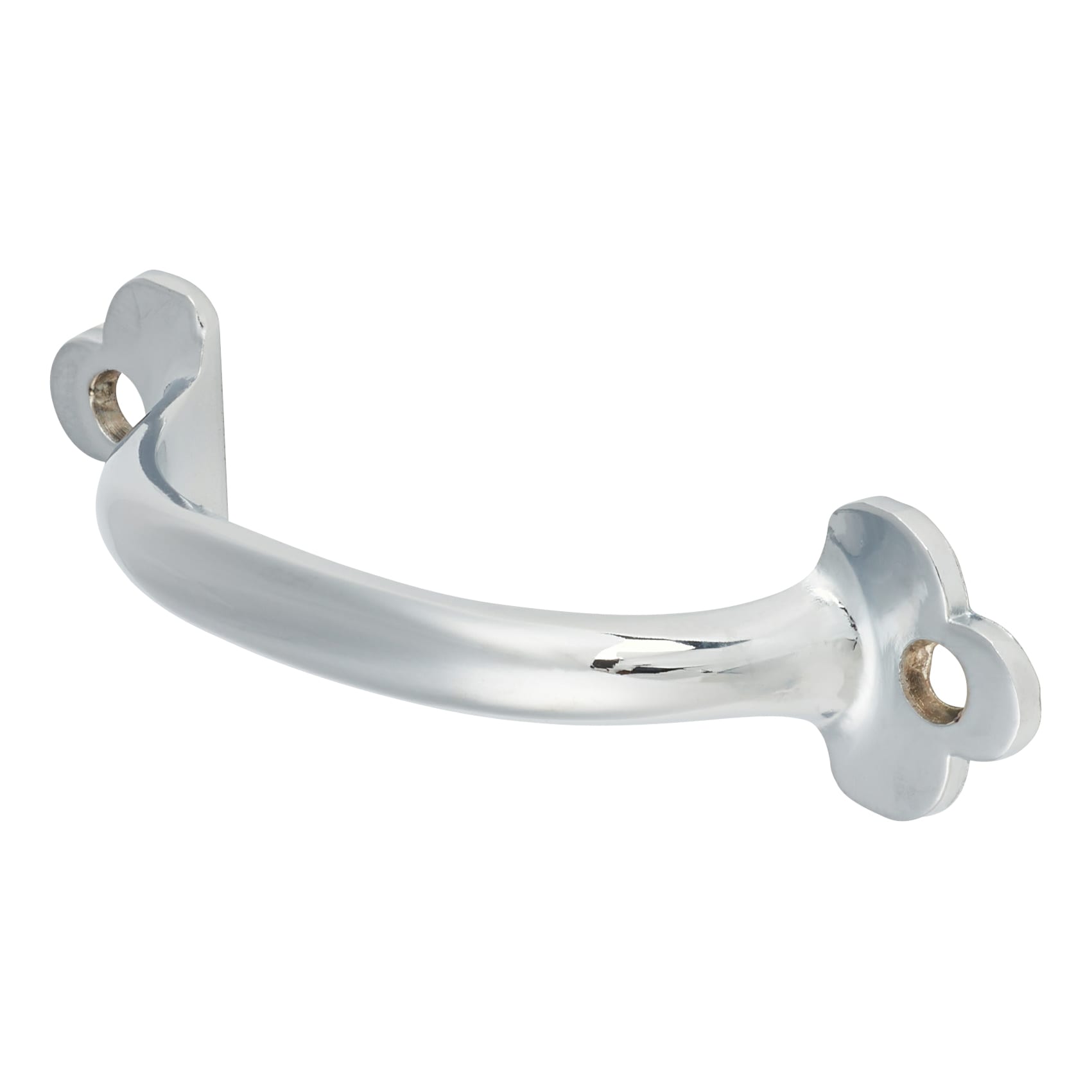 Shaker 31mm D-Bar Cabinet Pull Handle - 85mm Centres - Polished Chrome - view 4