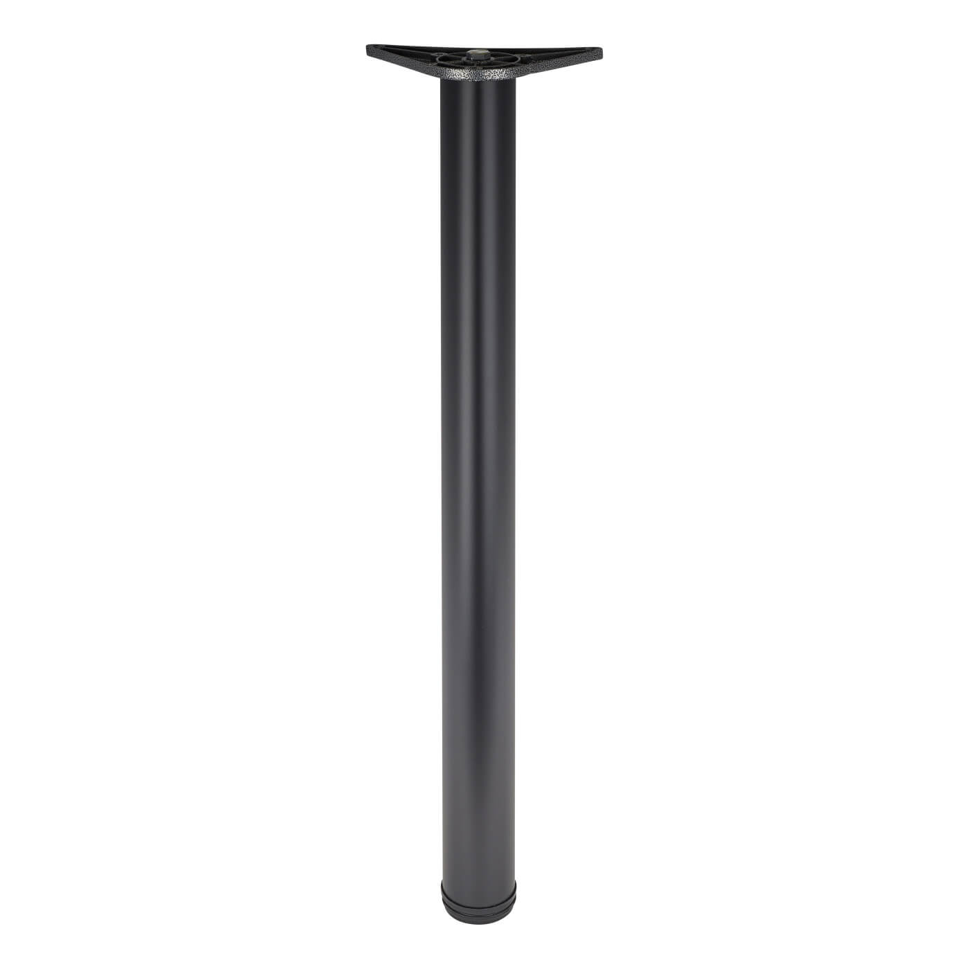 Adjustable Worktop Support Breakfast Bar Table Leg - 60 x 710-735mm - Matt Black - Pack of 4 - view 2