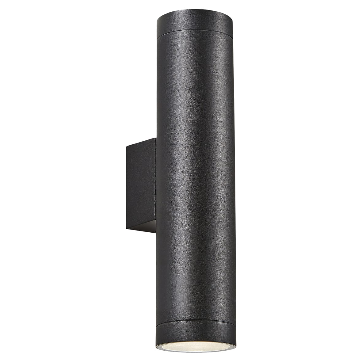 Forum Zink Morro Outdoor Up & Down Wall Light - IP44 - Black - view 3