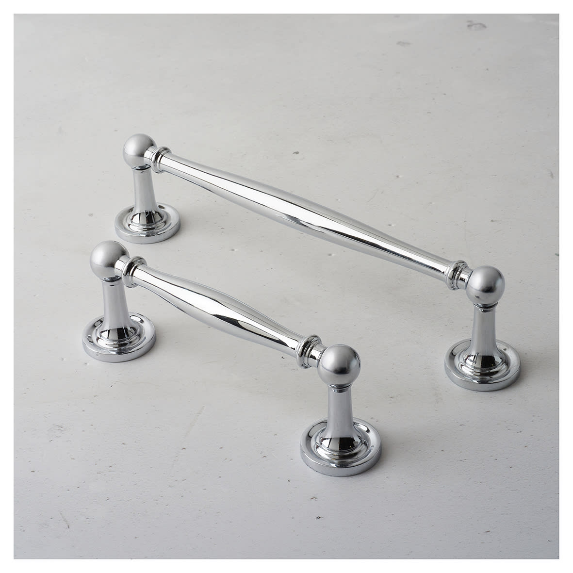 Marcus Colonial 11.5mm D-Bar Cabinet Pull Handle - 96mm Centres - Pol Chrome - view 3