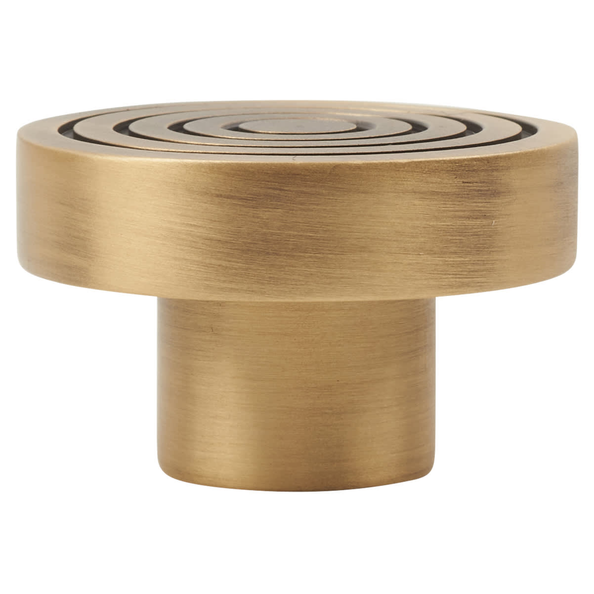 Hoxton Murray Round Cabinet Knob - 40mm Diameter - Antique Brass - view 2