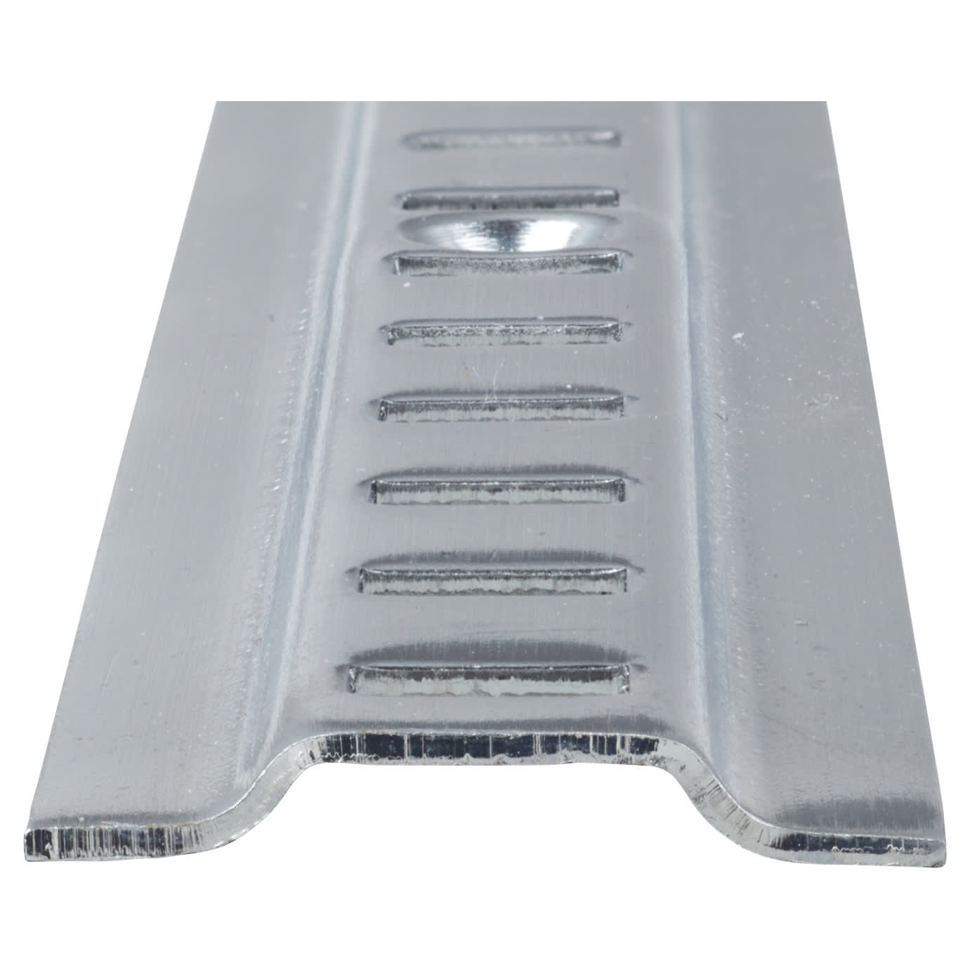 Raised Bookcase Strip - 1829 x 24mm - Satin Chrome Plated (On Solid Brass) - view 4