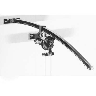 Leggott Fanlight Opener - 356mm Length - 315mm Throw - Black Manganese - view 2