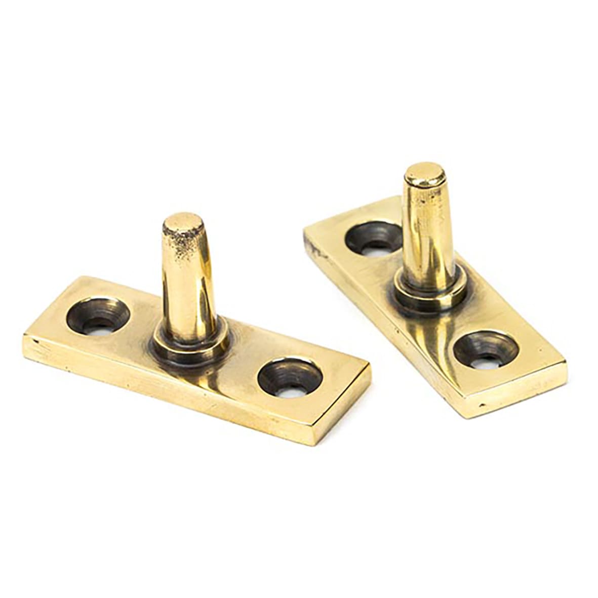 Brompton Knurled Casement Window Stay - 12"/300mm Length - Aged Brass - view 4