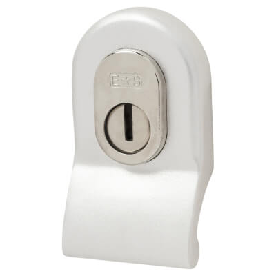 Satin Aluminium Cylinder Pull and Disabled Turn for Mortice Nightlatch - view 3