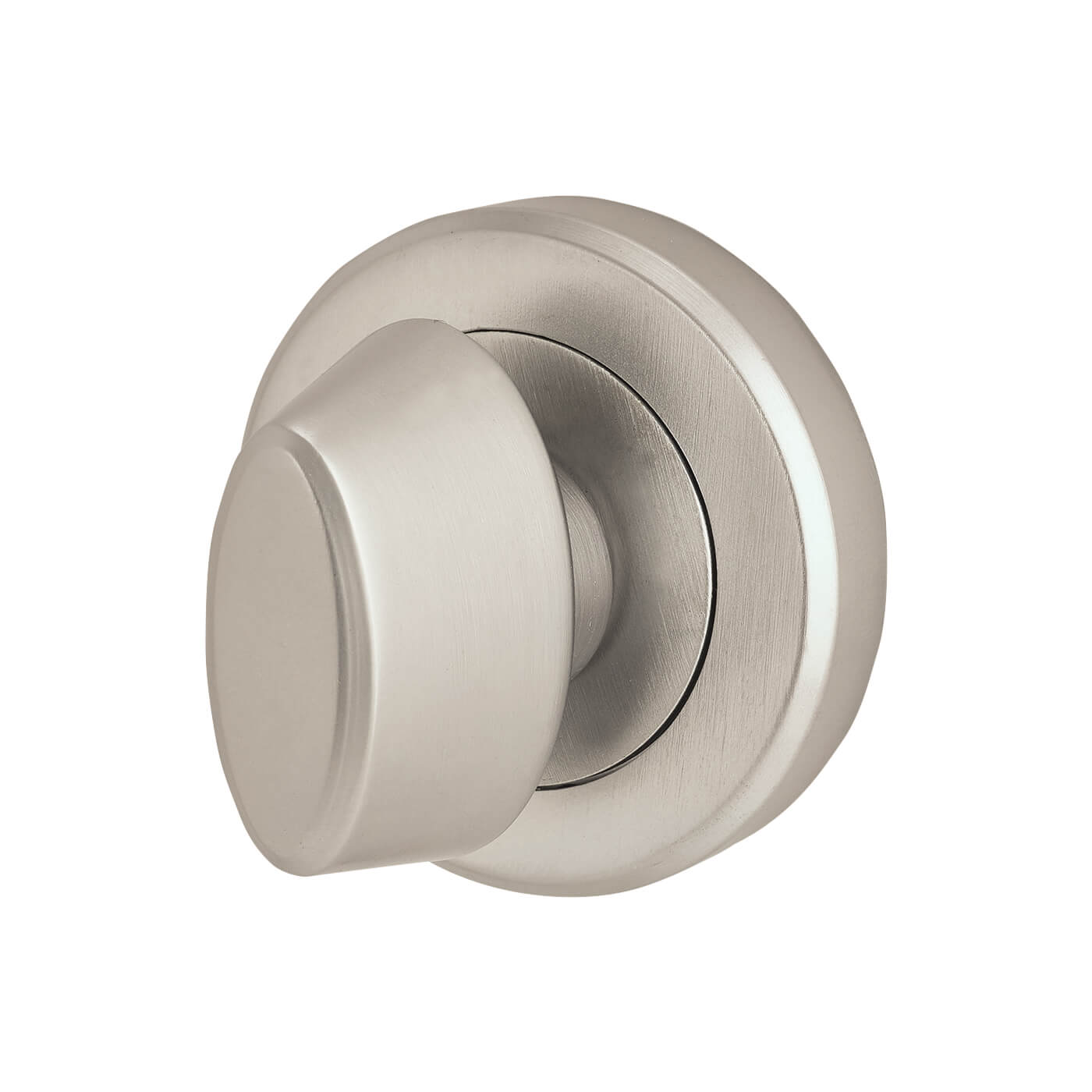 Brass Bathroom Turn & Release - 50mm Diameter - Oval - Satin Chrome - view 3