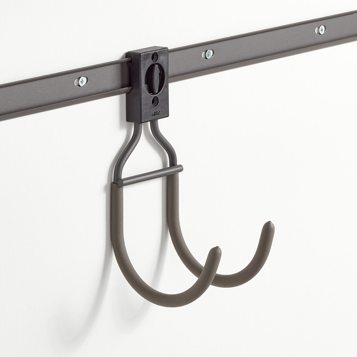Garage+ Storage Top Track System - J-Hook for Storage Track - Matt Grey - view 3