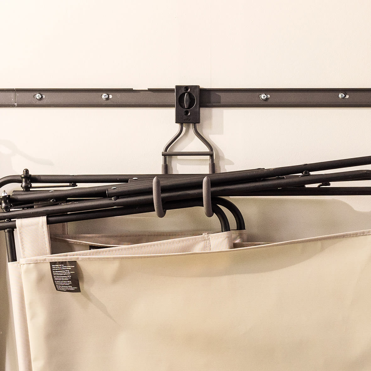 Garage+ Storage Top Track System - J-Hook for Storage Track - Matt Grey - view 4