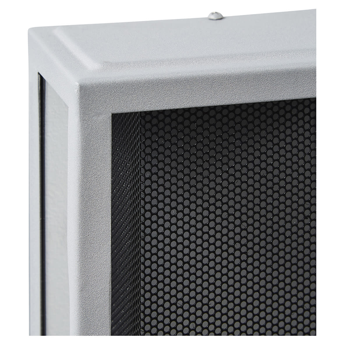 Forum Zink Cuba Outdoor Wall Lantern Light - IP44 - Silver with Black Mesh Insert - view 4