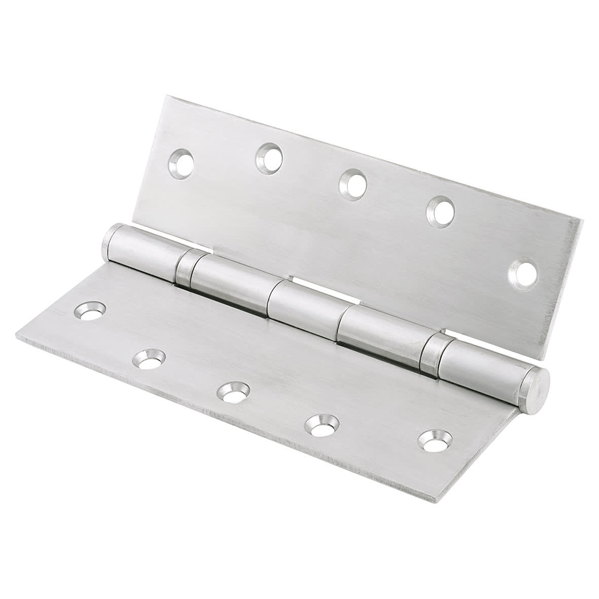 Heavy Duty Ball Bearing Butt Door Hinge - 152 x 102 x 3mm - Satin Stainless Steel - Pair - view 3