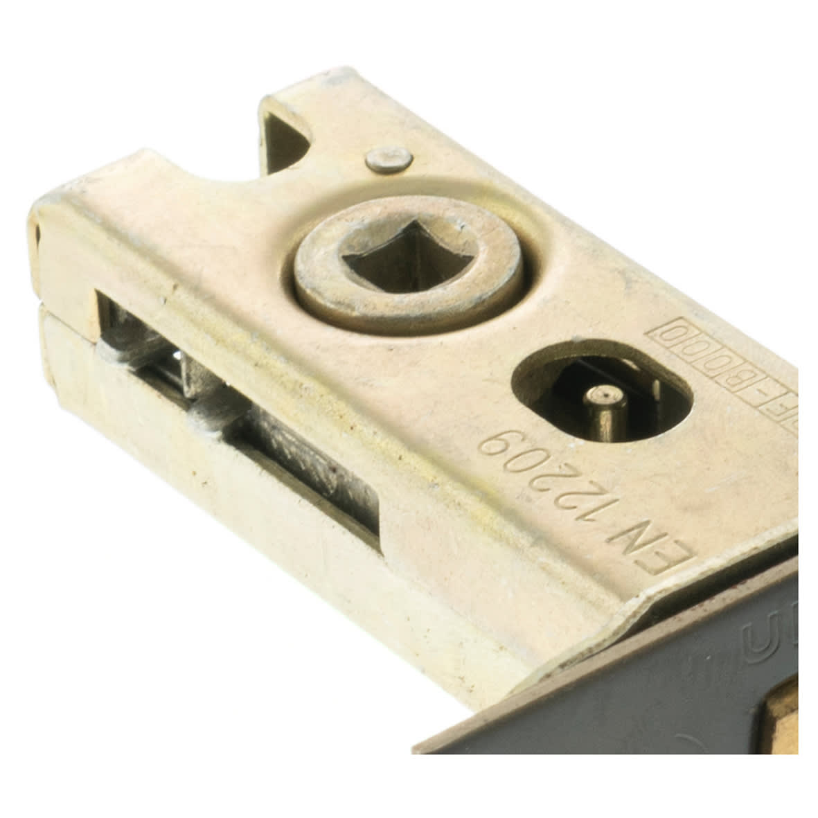 Fire-Rated Bolt Through Tubular Bathroom Deadbolt - 65mm Case - 45mm Backset - Square - Dark Bronze - view 4