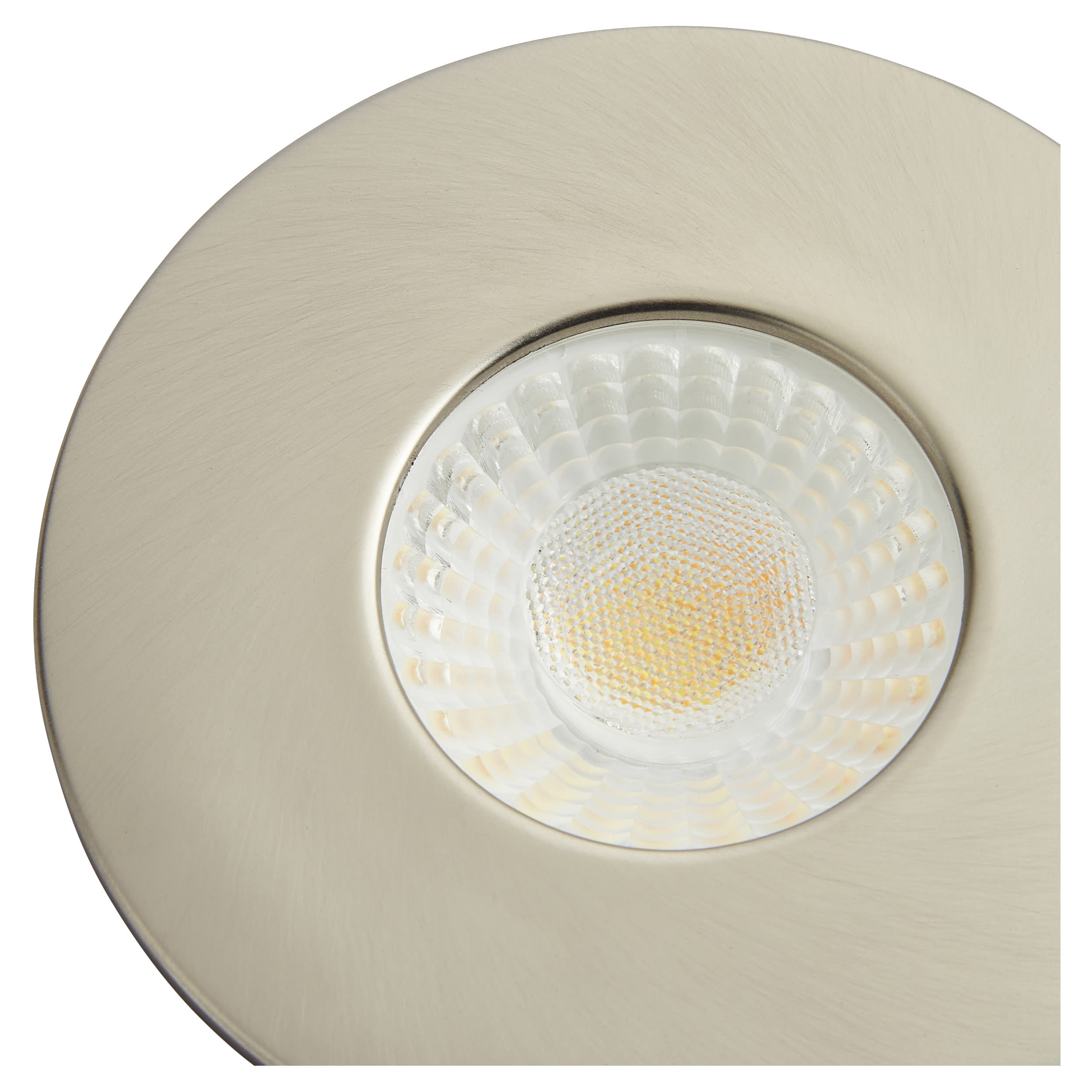 Forum Spa Rhom 8W IP65 Fire Rated LED Dimmable Fixed Downlight - 3/4/6000K CCT - Satin Nickel - view 4