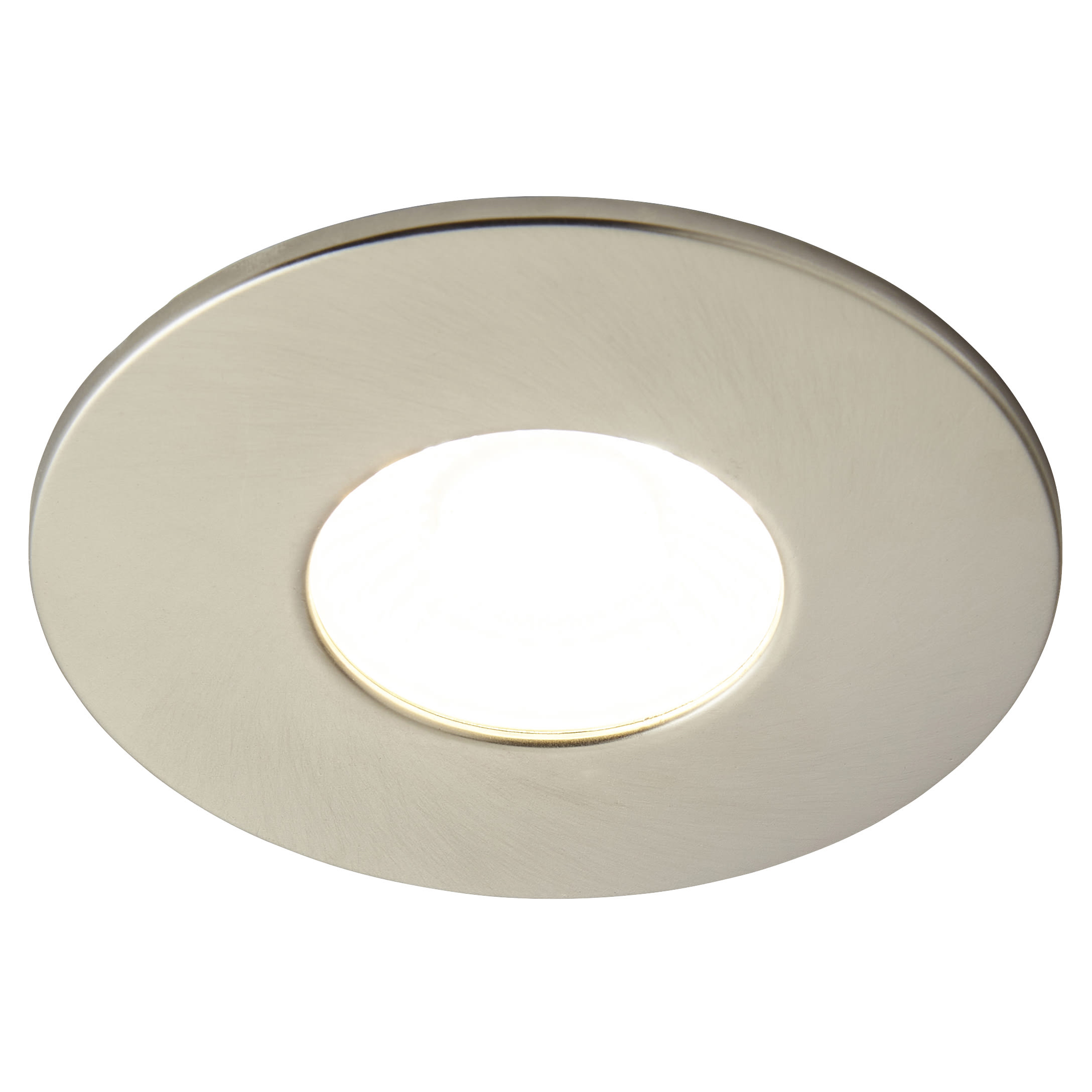 Forum Spa Rhom 8W IP65 Fire Rated LED Dimmable Fixed Downlight - 3/4/6000K CCT - Satin Nickel - view 5