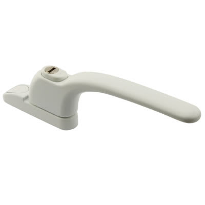 uPVC/Timber Connoisseur Inline Locking Multipoint Window Handle - Dual - White - view 2