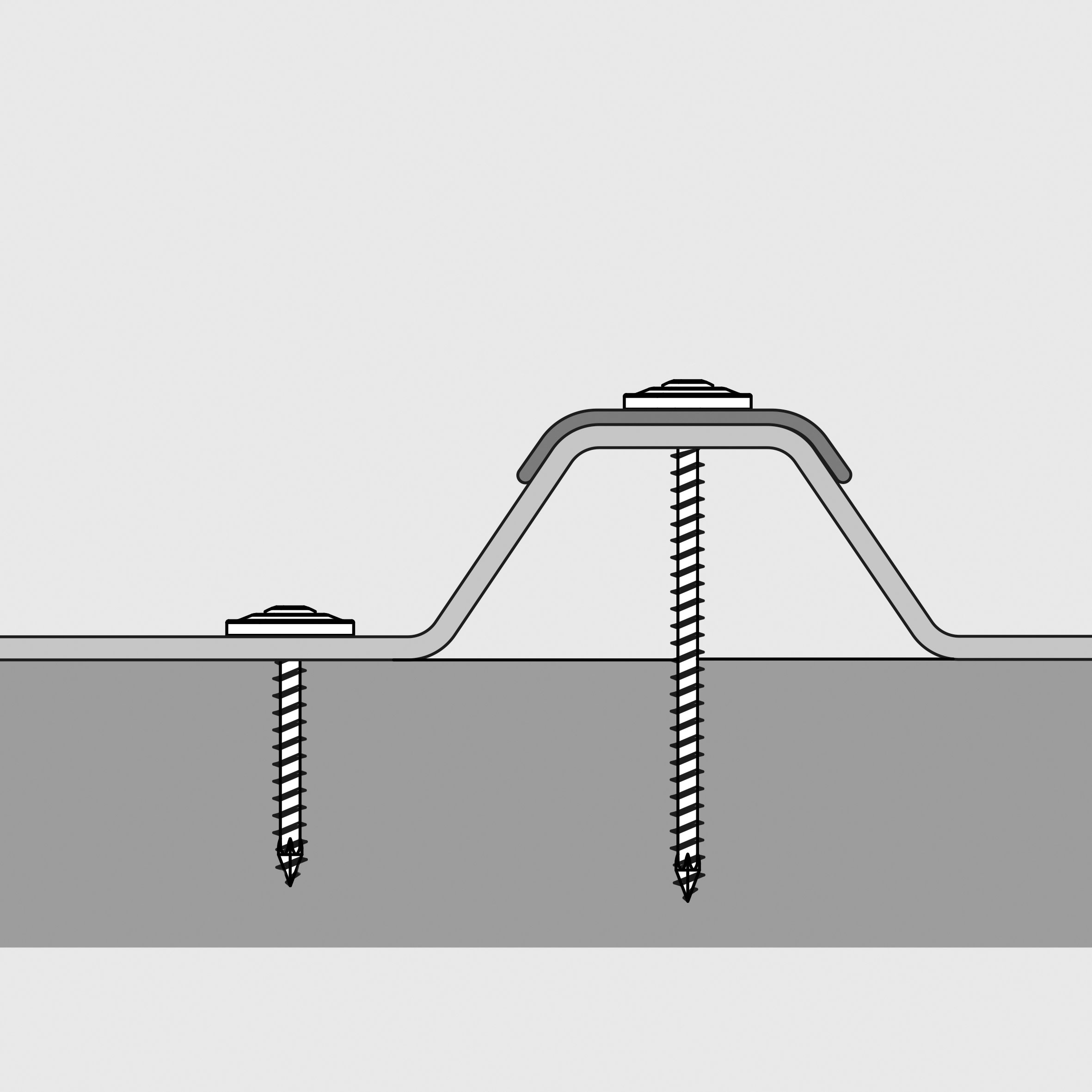 Raised Countersunk T-Star Plus Sealing Screw - 4.5 x 55mm - A2 Stainless Steel - Pack of 70 - view 5