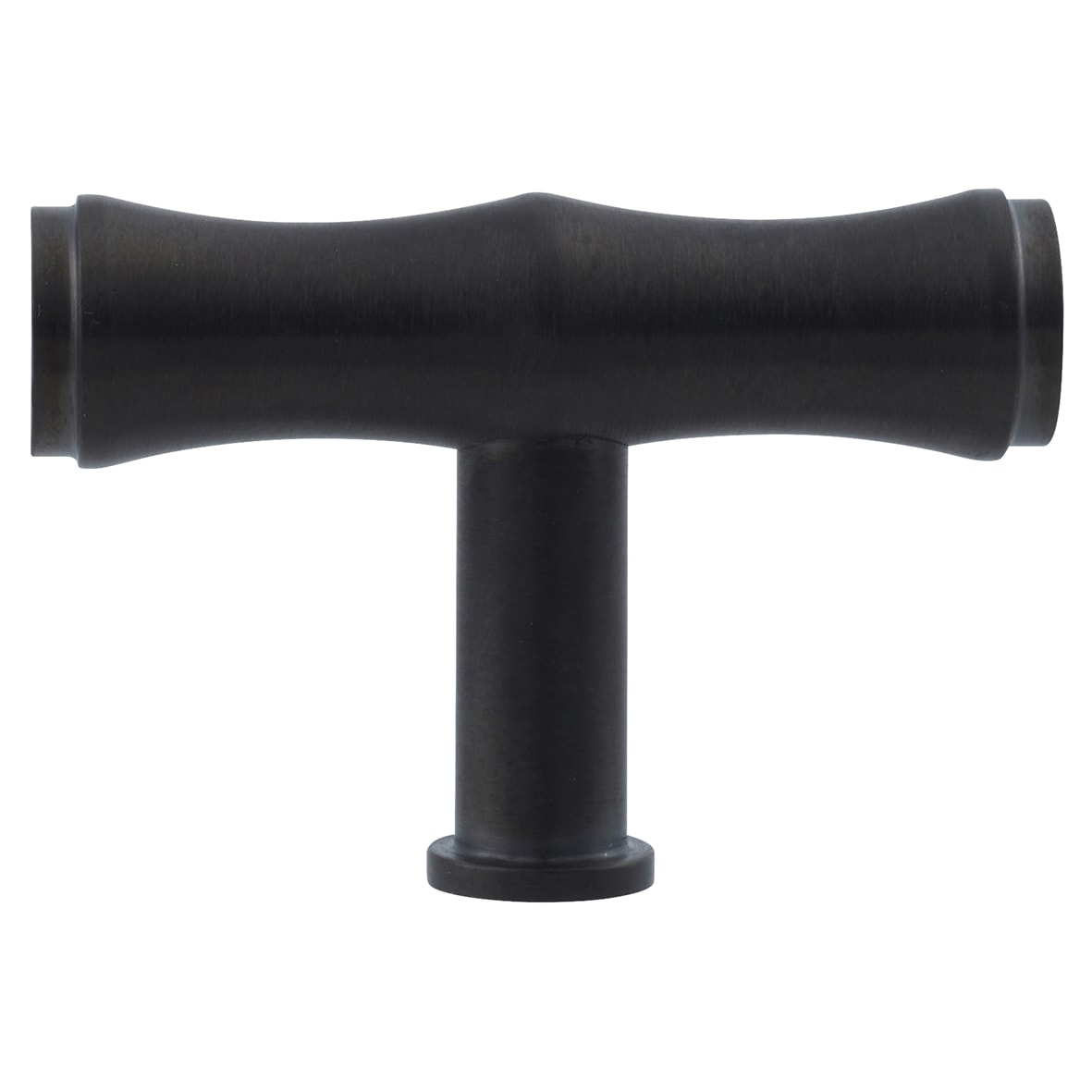 Crispin Bamboo 12mm T-Bar Cabinet Knob - 55 x 38mm - PVD Dark Bronze - view 2