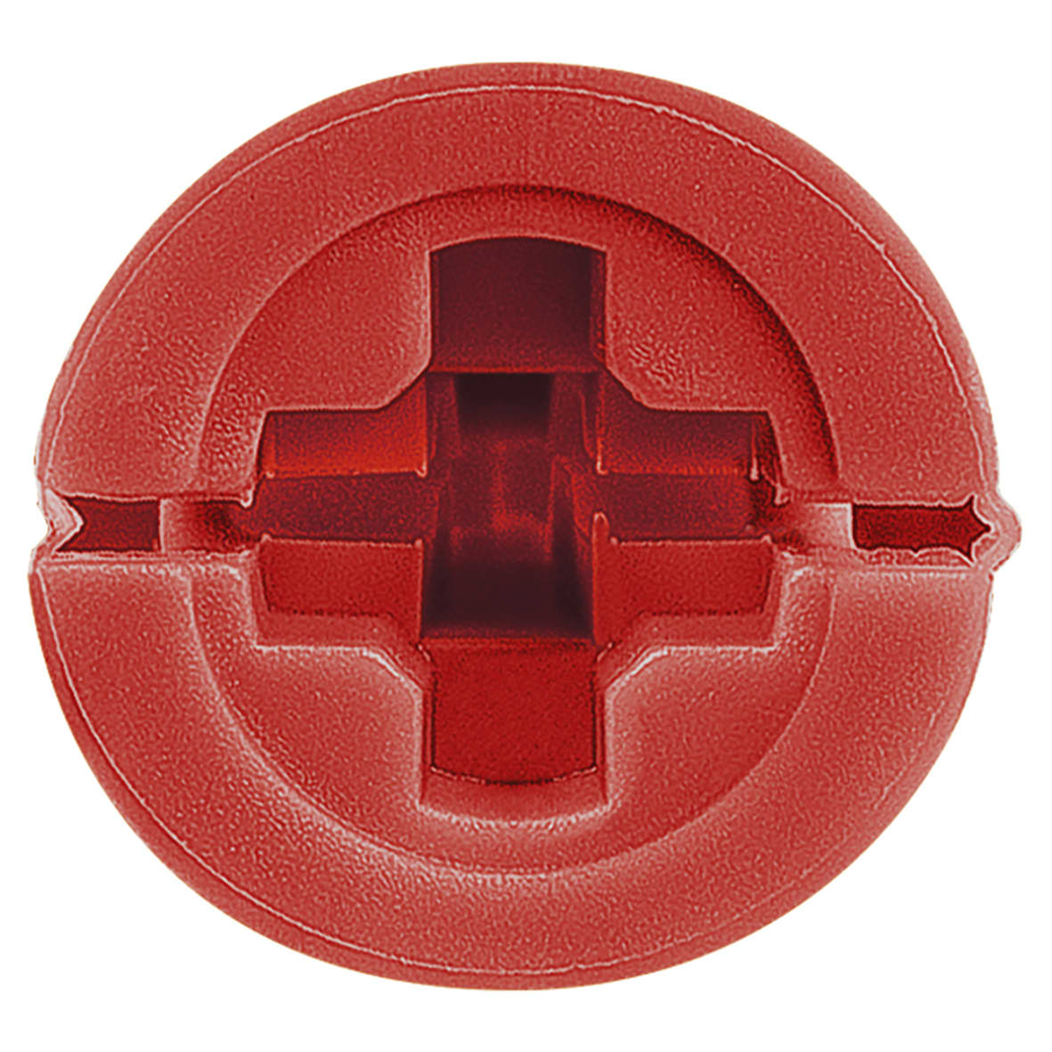UNO Wall Plug - 6 x 28mm - Red - Pack of 1000 - view 5