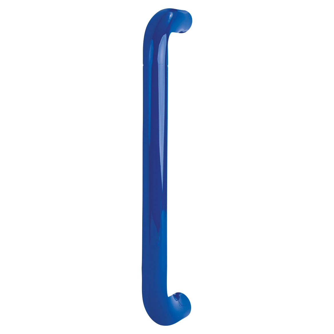Cobalt Blue Nylon D-Bar Door Pull Handles - Back to Back - 425mm c/c - view 2