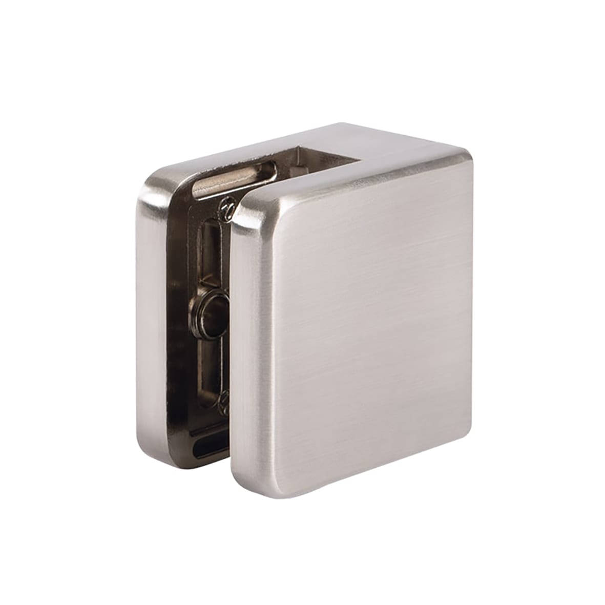 Square Balustrade Clamps & Inserts - 10mm Glass - 45mm x 45mm - Austenitic Stainless - Pk of 4 - view 2