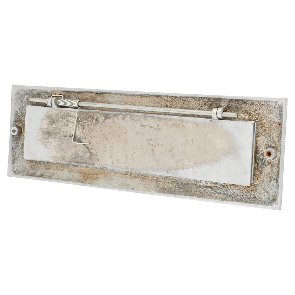 Letter Plate - 359 x 113mm - Satin Chrome - view 2