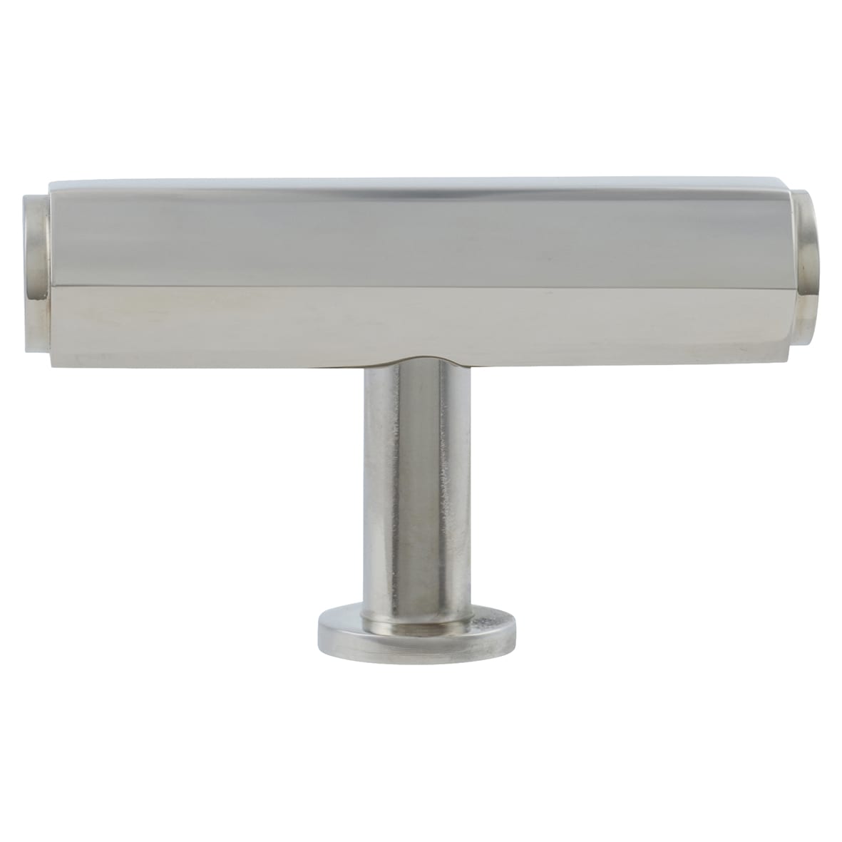 Vesper Hex 14mm T-Bar Cabinet Knob - 55 x 33mm - Polished Nickel - view 2
