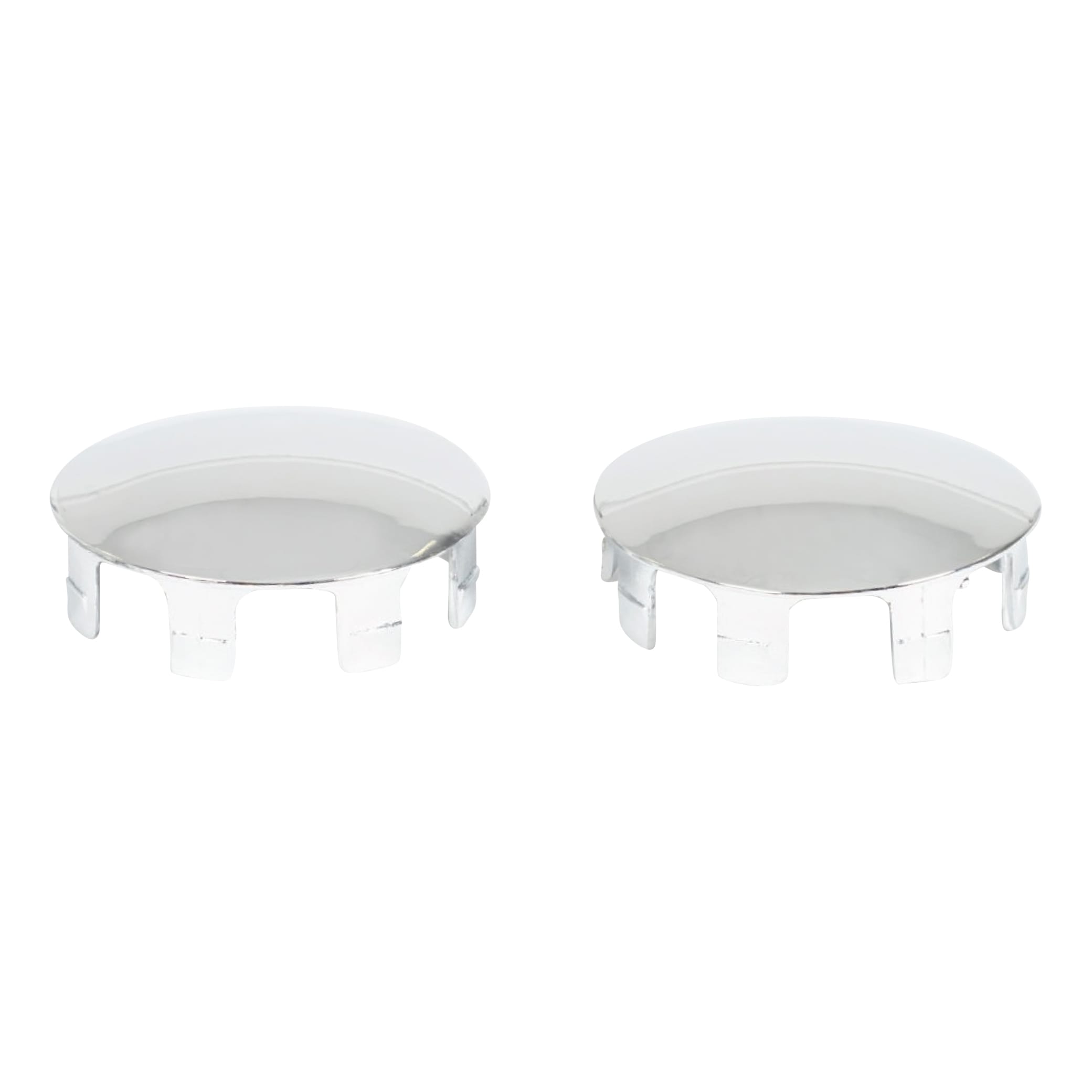 40mm Handrail System - Shallow End Caps - Polished Chrome - Pack of 2 - view 2
