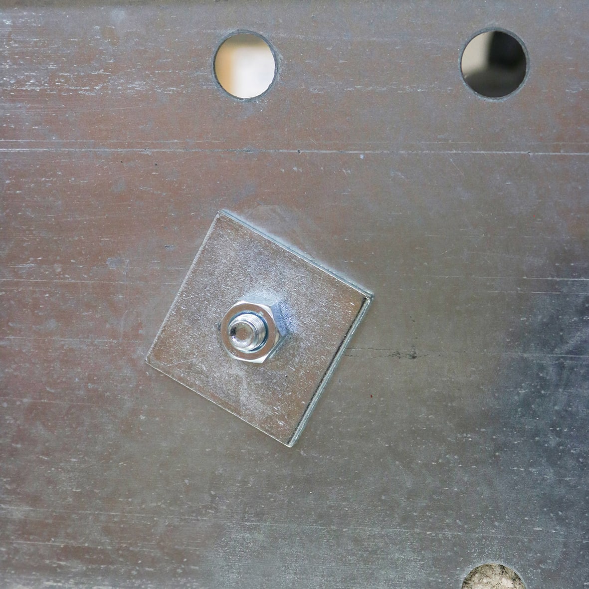 Square Plate Washer - M12 x 50mm - Zinc Plated - Pack of 30 - view 3