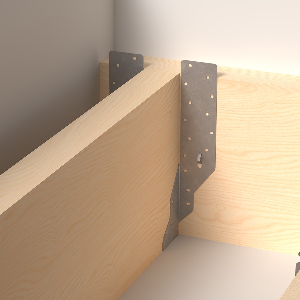 Joist Hanger - Adjustable Height Strap - Long Leg - 75mm Width - view 3