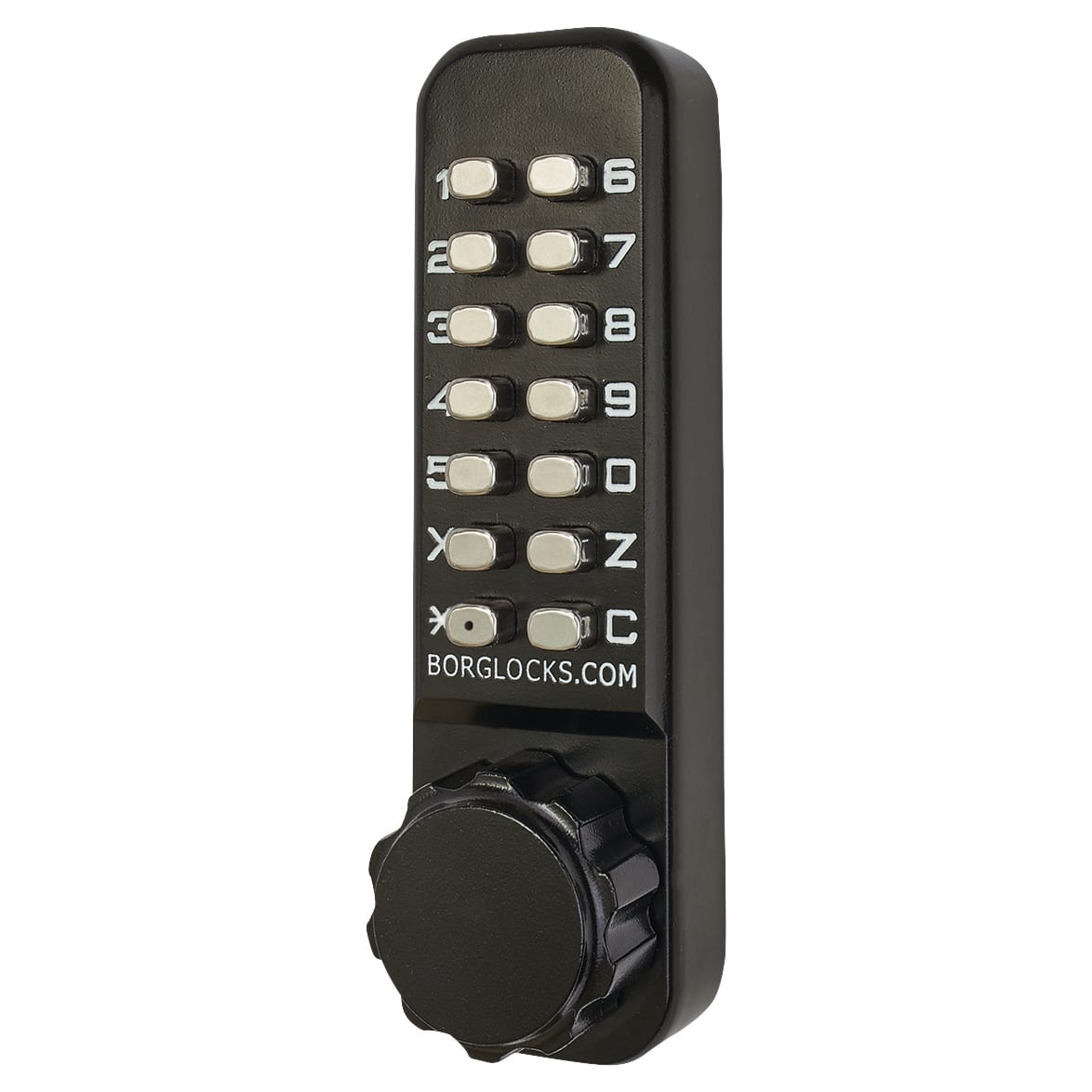 Borg BL2605 External Marine Grade Easicode Pro Deadbolt Push Button Code Lock - Black - view 3