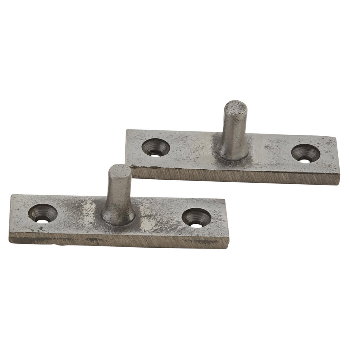 Square Casement Window Stay - 12"/300mm - Polished Iron - view 3