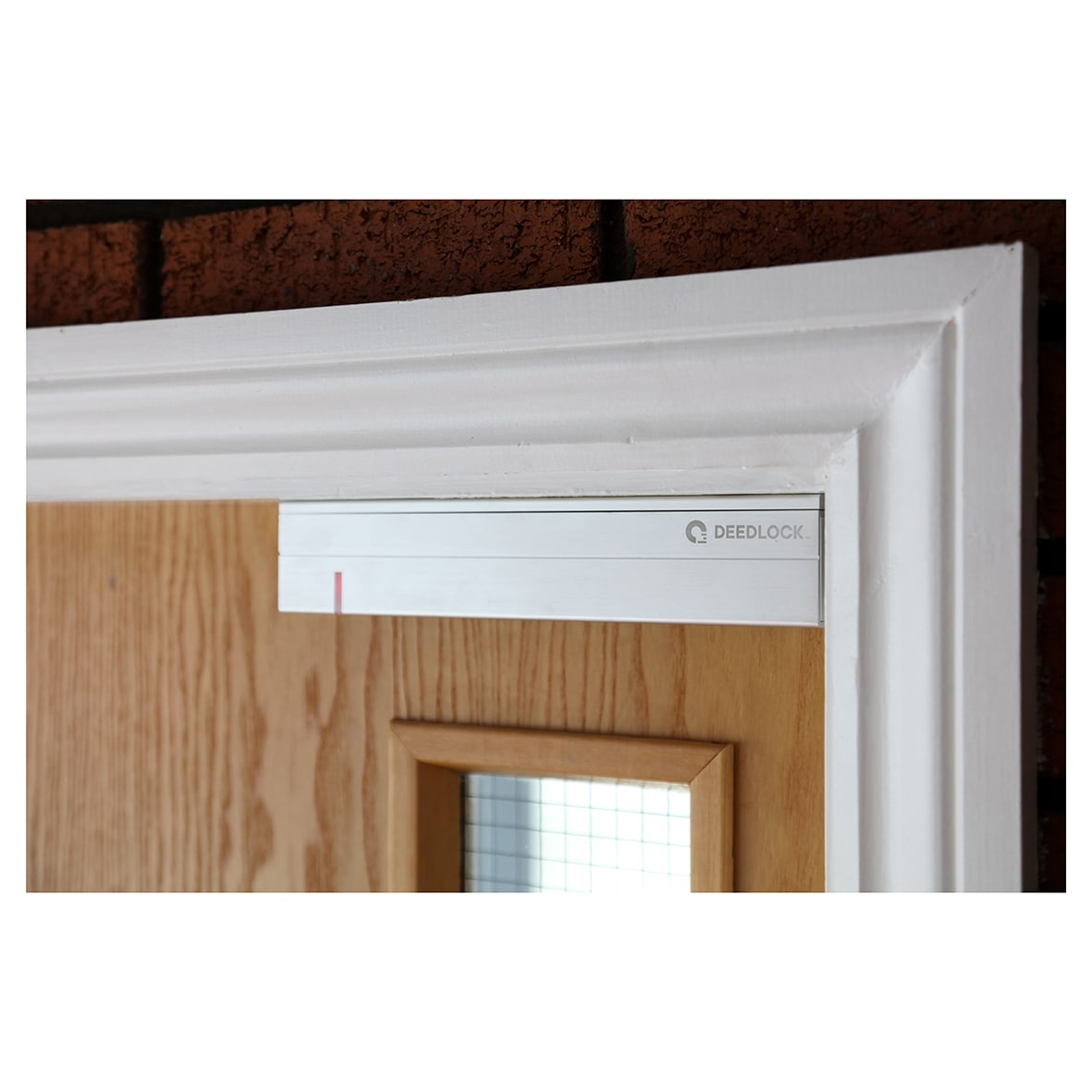Slimline Electromagnetic Single Door Lock - 280kg Holding Force - 12/24v DC - Monitored - view 2