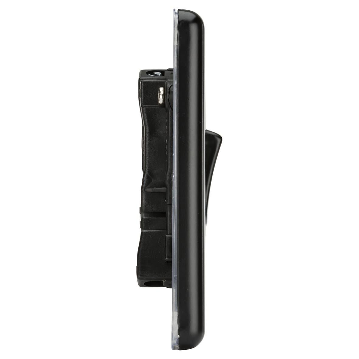 10AX 4 Gang 2 Way Round Edge Light Switch - Matt Black - view 3
