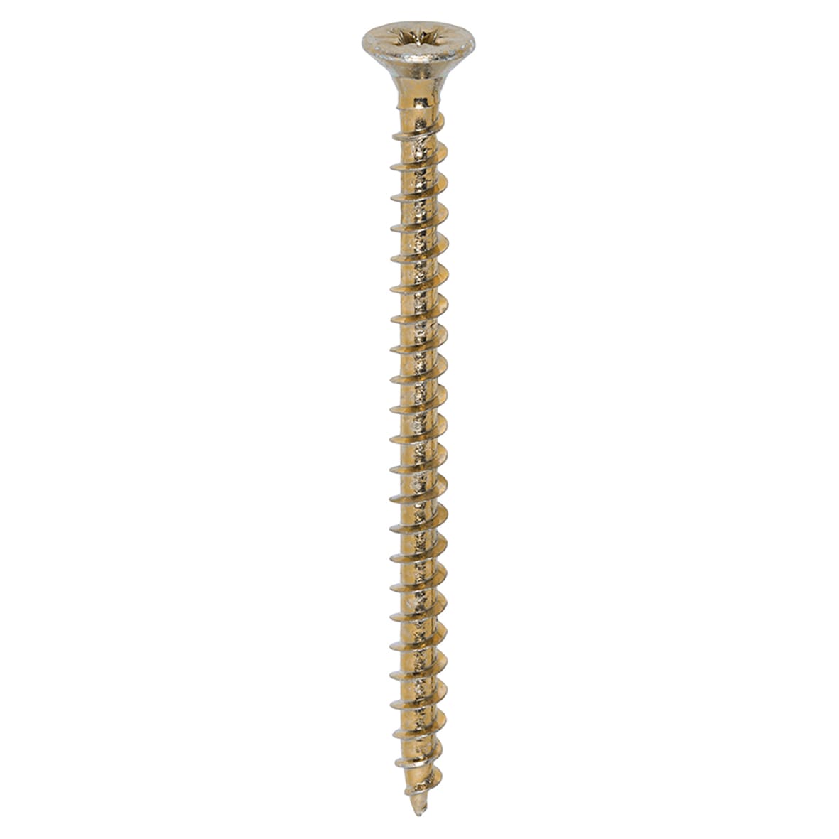 Solo Chippy Pozi Countersunk Wood Screws - 5.0 x 70mm - Yellow Zinc - Pack of 1000 - view 3