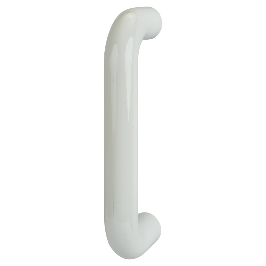 Diamond White Nylon D-Bar Door Pull Handle - Bolt Fix - 220mm c/c - view 2