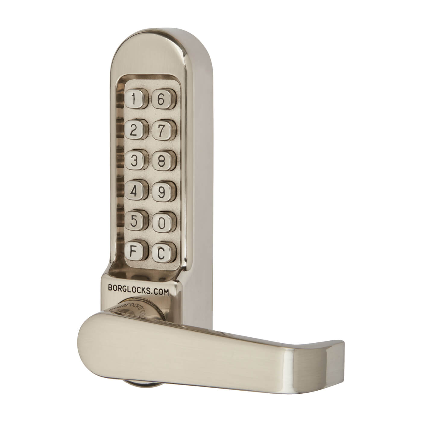 Borg BL5408 Panic Access Push Button Code Lock - Stainless Steel - view 3