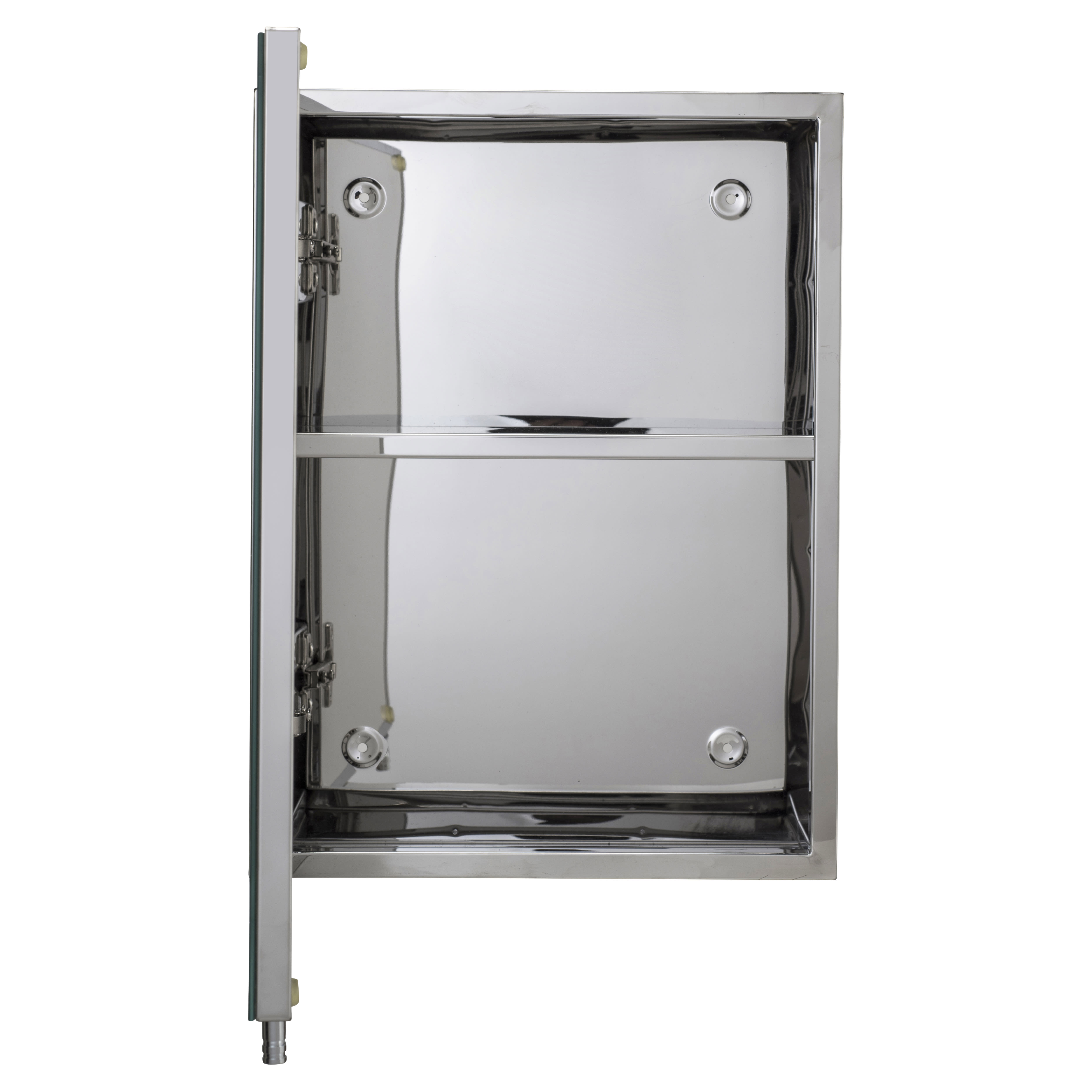 Avon Stainless Steel Bathroom Cabinet - Single Door - 400 x 300 x 120mm - view 4