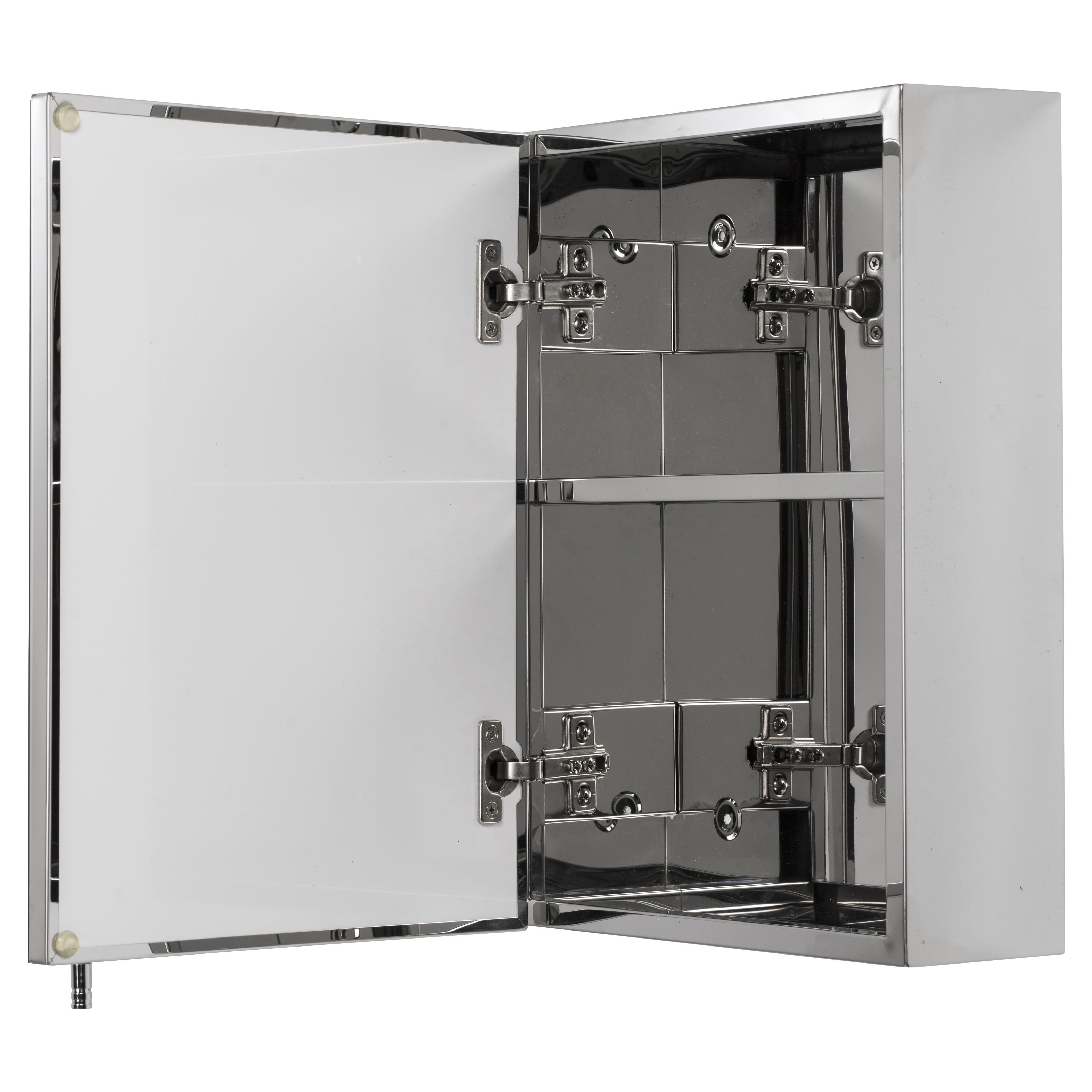 Avon Stainless Steel Bathroom Cabinet - Single Door - 400 x 300 x 120mm - view 5