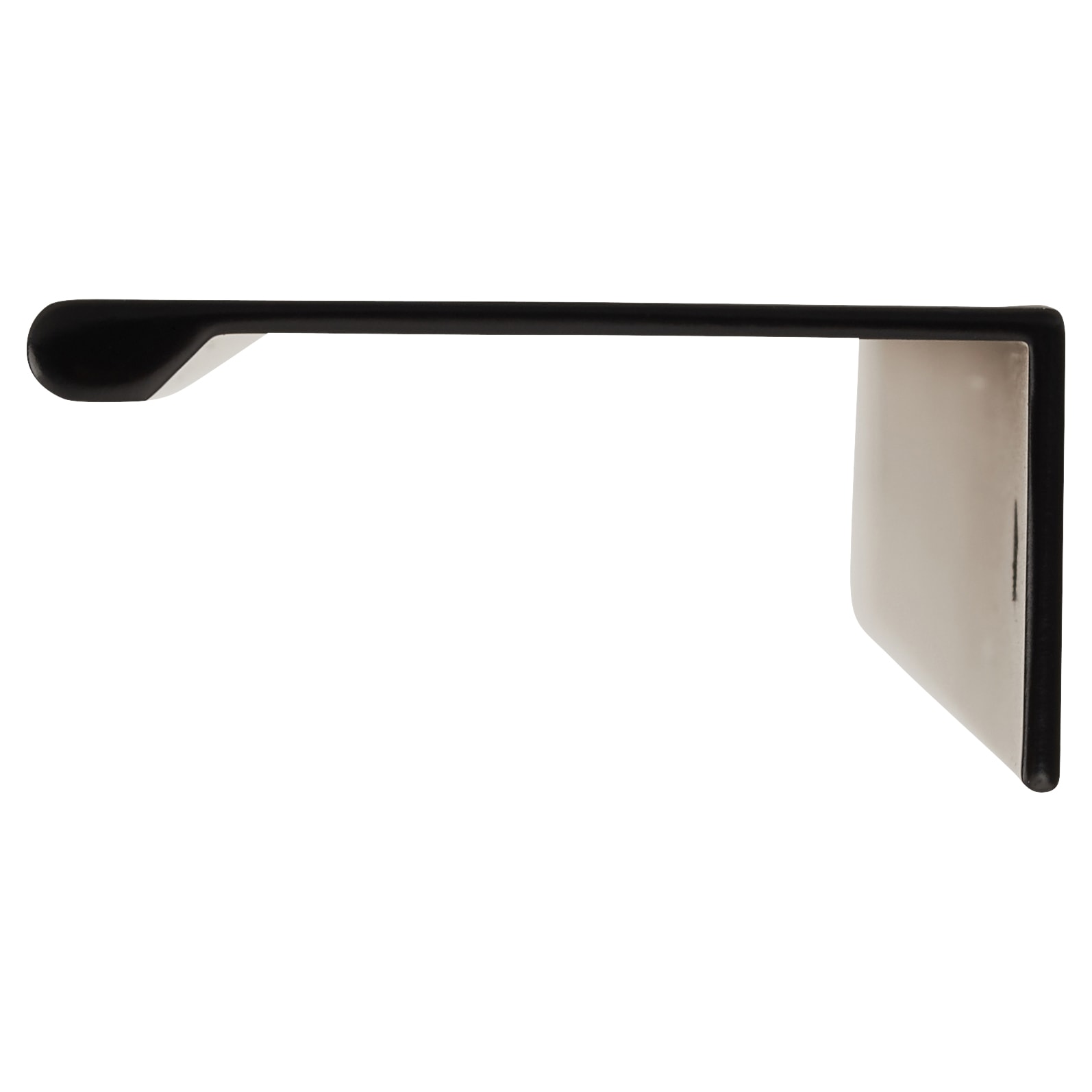 Serva Lipped Edge Cabinet Pull Handle - 320mm Centres - Black - view 4