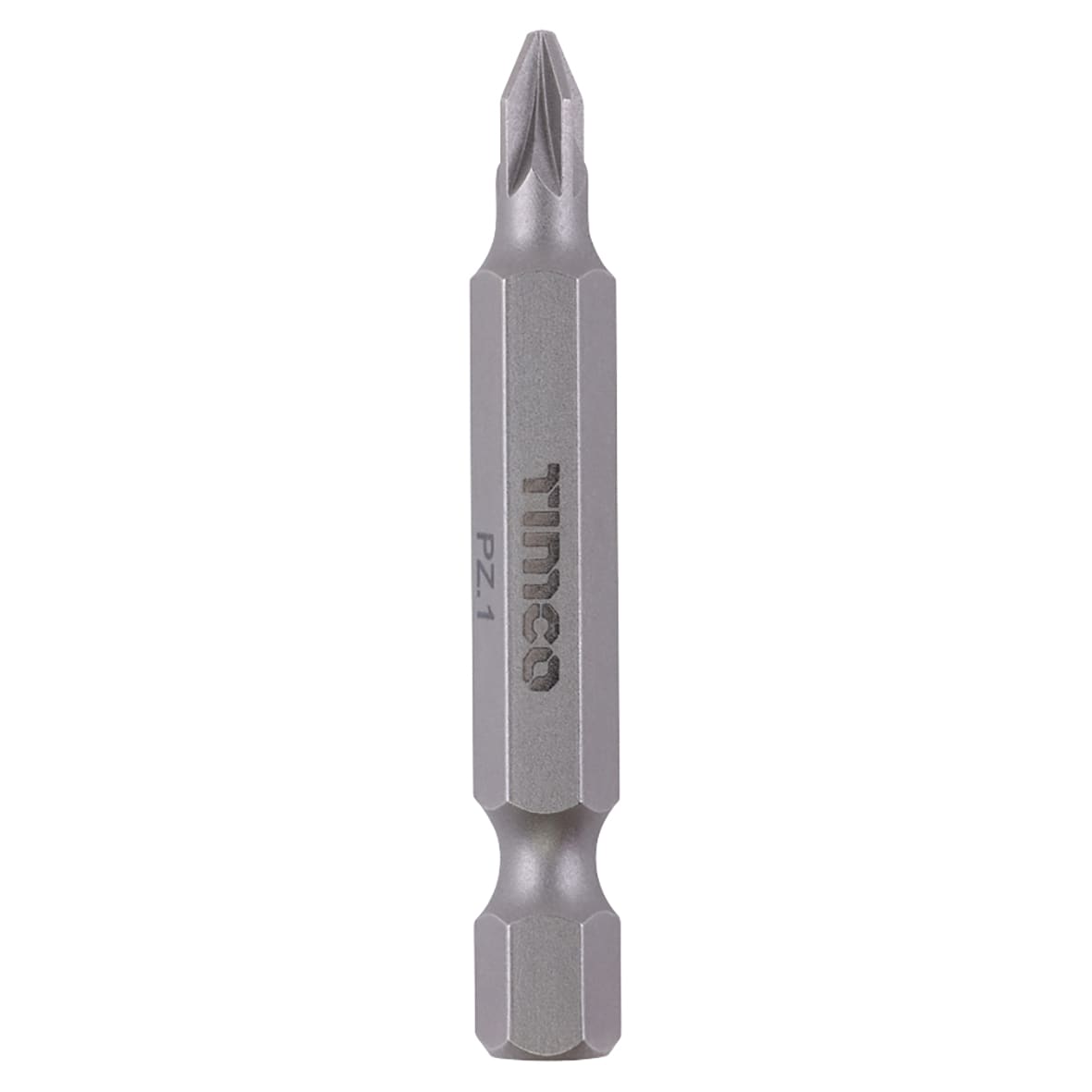 Steel Driver Bits - Pozi - - 50mm Length - Pack of 5 - view 2