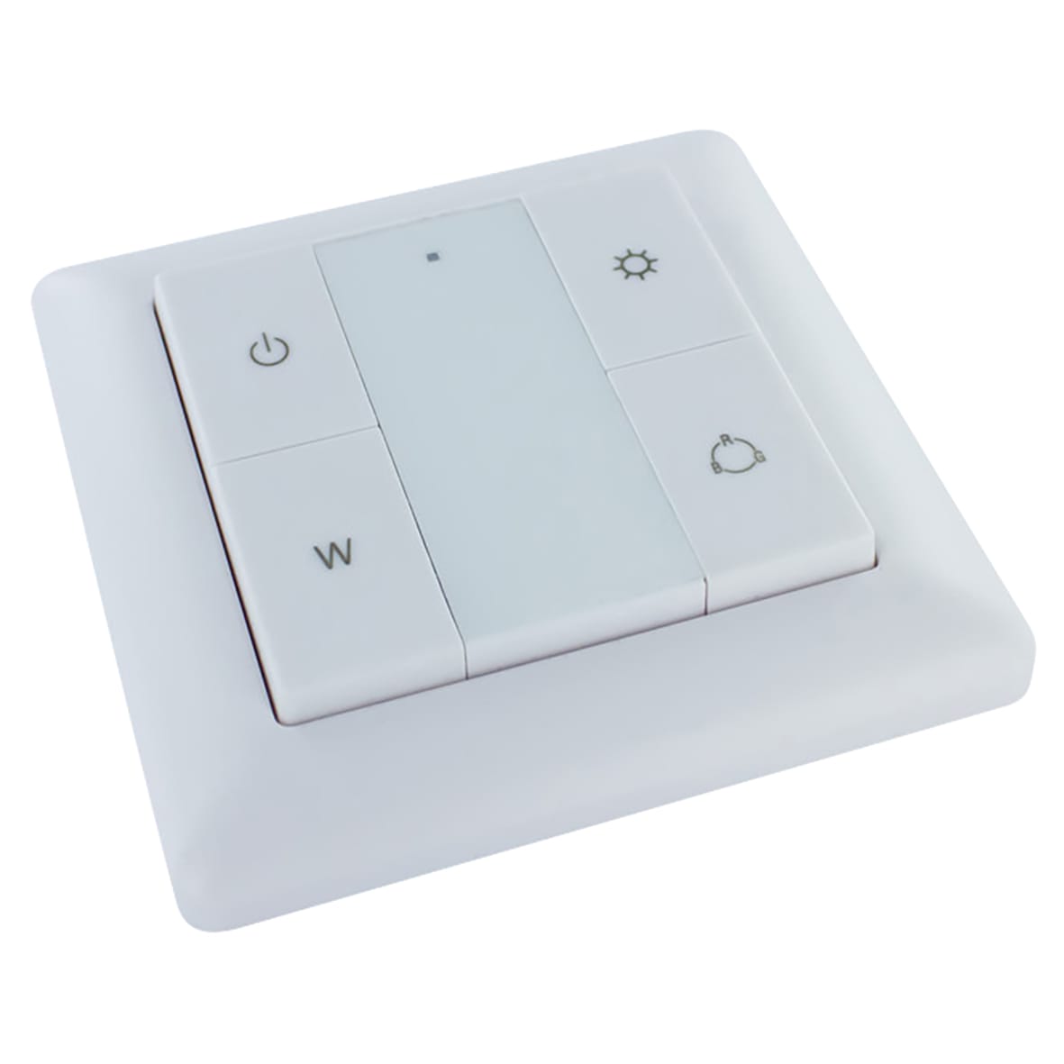 LED Bluetooth & RF Universal Wall Mounted Touch Remote Control for LED Strip Lights - White - view 3