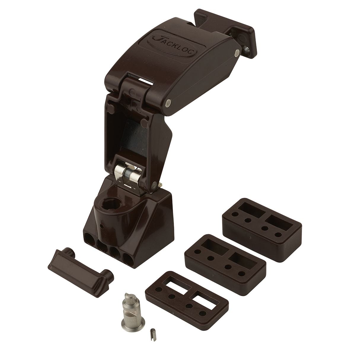 Titan Permanent Folding Window Restrictor - Brown - view 2