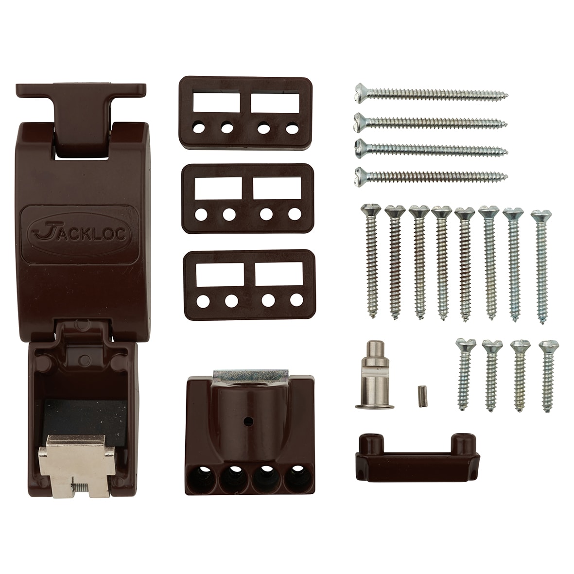 Titan Permanent Folding Window Restrictor - Brown - view 3
