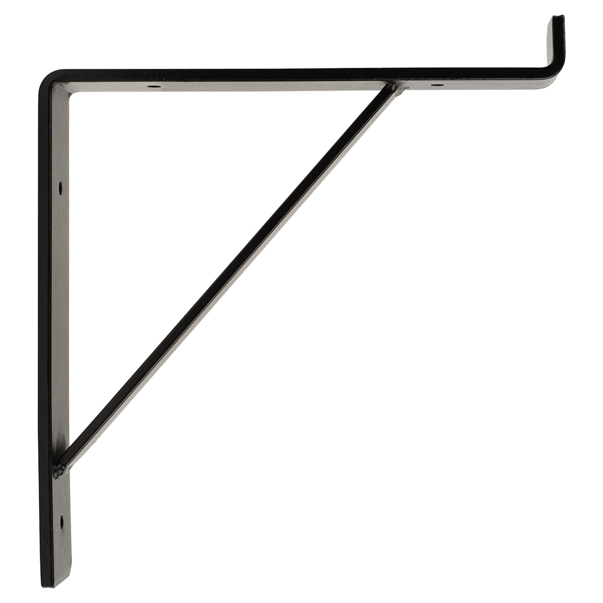 Steel Scaffold Board Shelf Bracket - Type 1 - 236 x 234 x 40mm - Black Powder Coated Iron - view 3