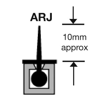 ARJ Stop Seal - 2100mm Length - Satin Anodised Aluminium - view 2