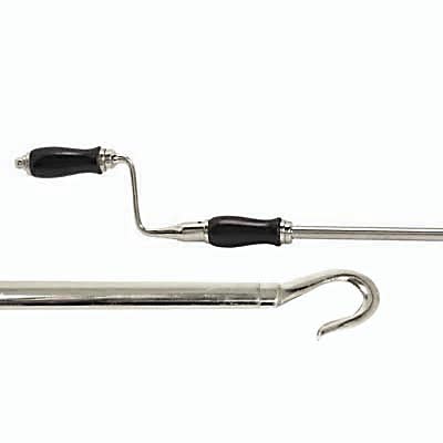 Skylight Opener Handle - 1520mm Length - Polished Chrome - view 2
