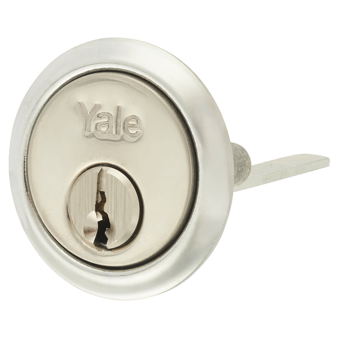 1109 Replacement Rim Cylinder - Satin Chrome - Keyed to Differ - view 2