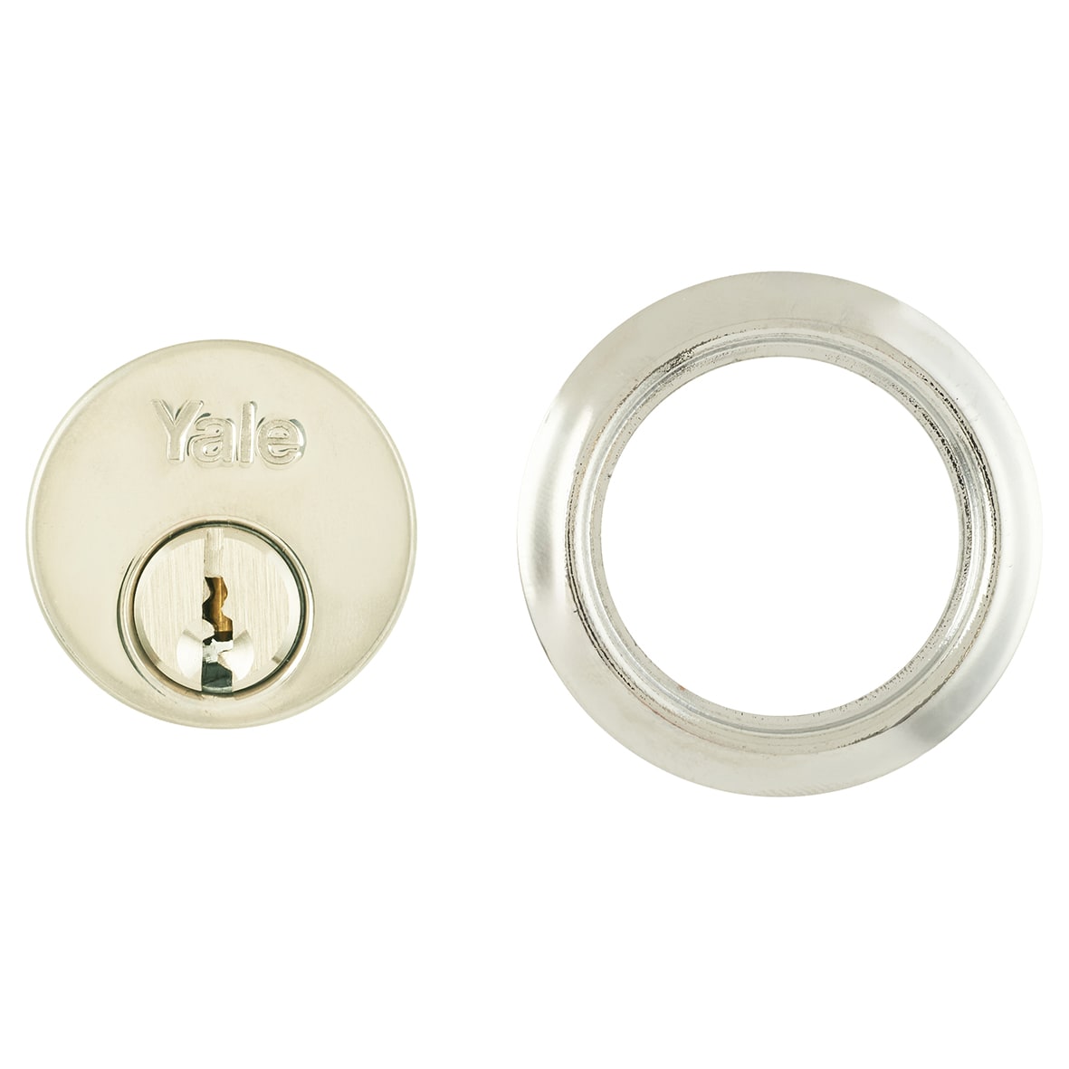 1109 Replacement Rim Cylinder - Satin Chrome - Keyed to Differ - view 3