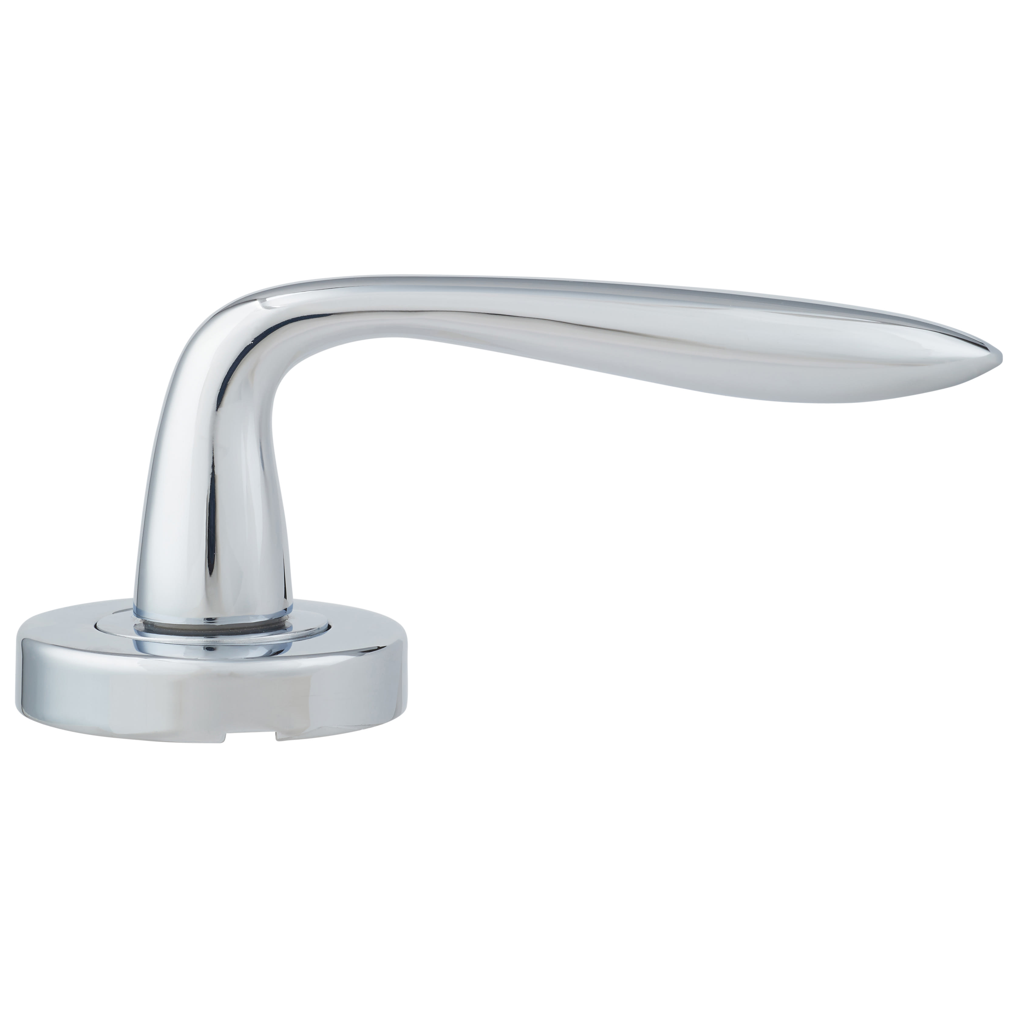 Marcus Polished Chrome Latch Door Handles on Rose Pack - Sutton Range - view 5