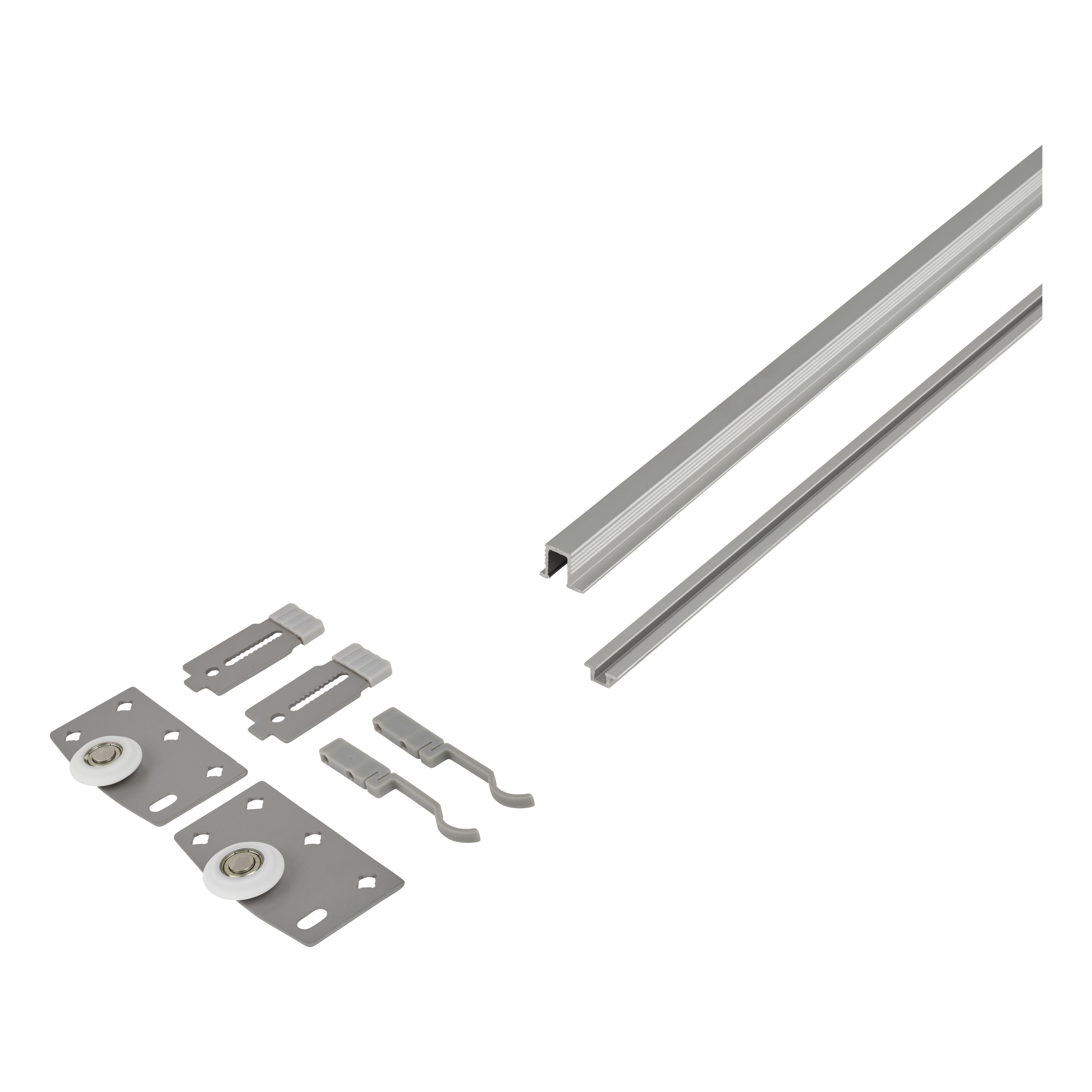 Cabinet Sliding Door Kit - 1500mm Track - 20kg Max Door Weight - view 3