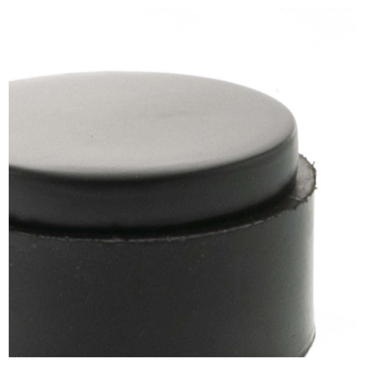 Cylinder Floor Door Stop - 38.5 x 35mm - Matt Black - view 3